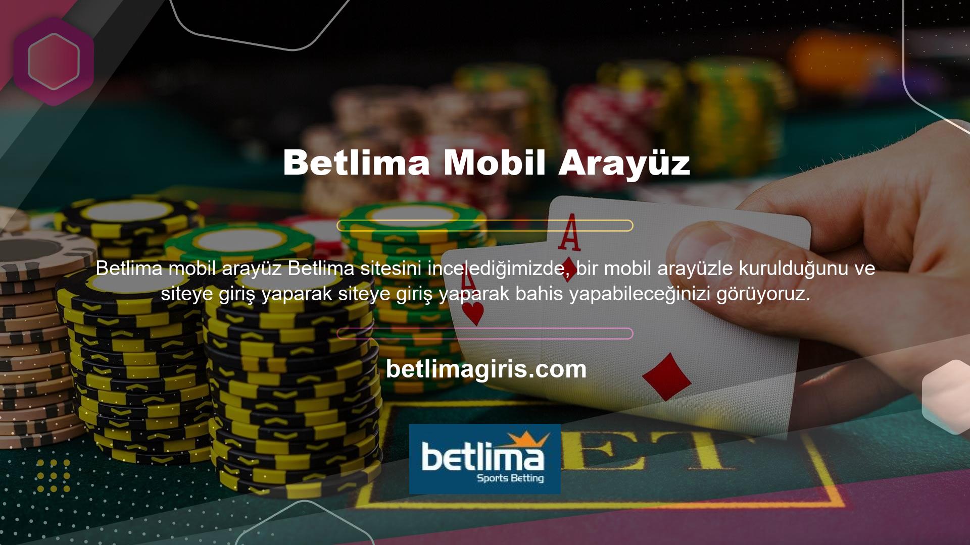 Betlima bahis hizmetlerinin sayısı dışındaki bahis hizmetlerinin sağlanması nedeniyle ülkemizdeki Bahin Betlima sitesinin ülkemizdeki güvenilir arayüzlerinden biri olan üstünlük konusuyla ilgili başka bir noktadır ve Betlima bu nedenle adresi değiştirmiştir