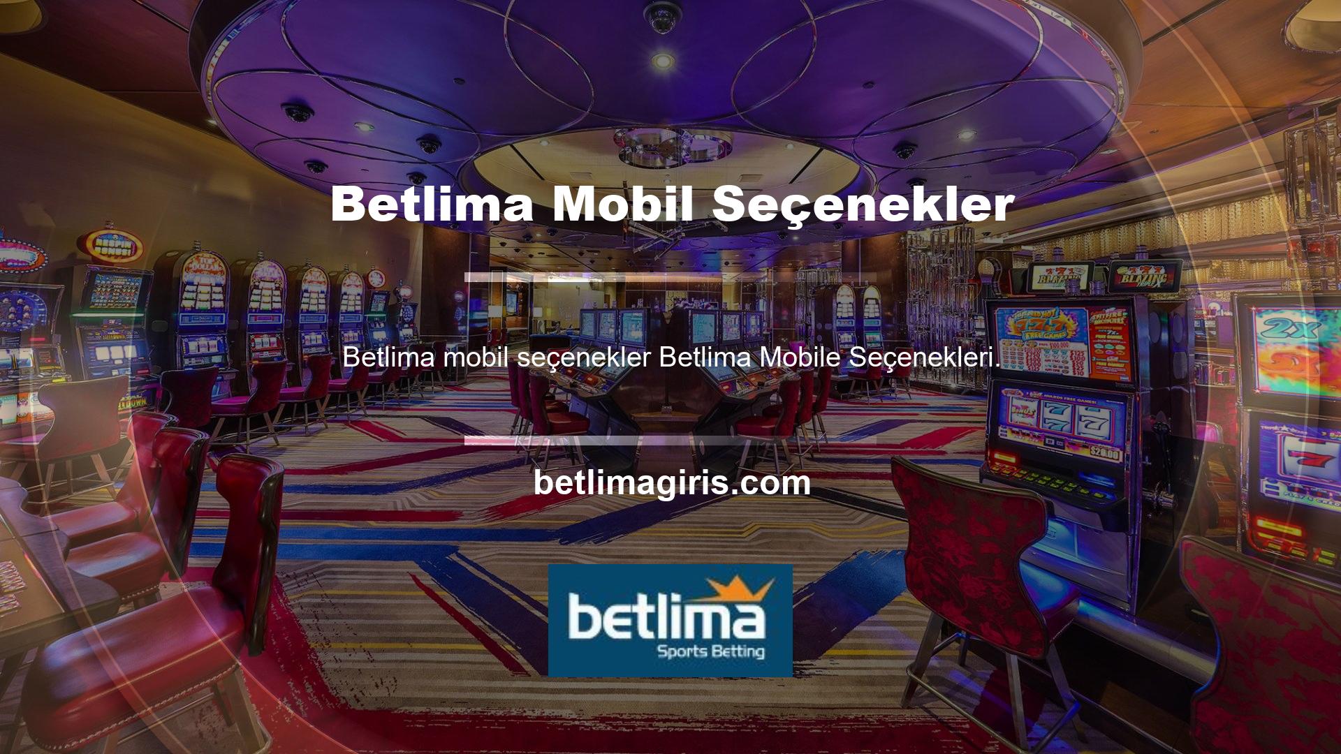 Betlima Yeni Kayıtlı Adres Canlı Casino Seçenekleri